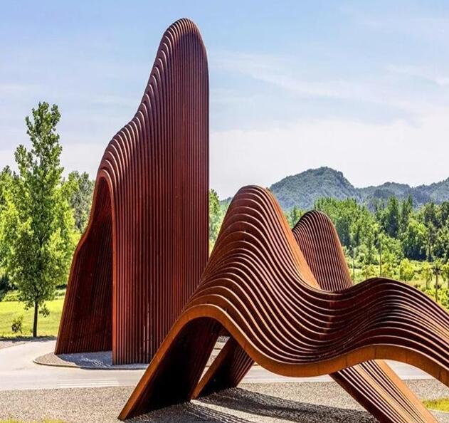 泰州锈钢板造型
